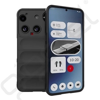Nothing Phone (3) GIGAPACK Szilikon telefonvédő ütésállóság, 3D, FEKETE
