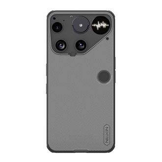 Nothing Phone (3) NILLKIN SUPER FROSTED PRO műanyag telefonvédő ütésállóság, érdes felület, ÁTLÁTSZÓ/FEKETE