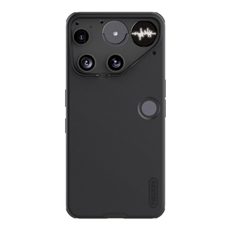 Nothing Phone (3) NILLKIN SUPER FROSTED PRO műanyag telefonvédő ütésállóság, érdes felület, FEKETE