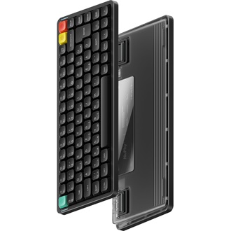 NuPhy Air75 V3 Bluetooth / vezeték nélküli magyar Gateron Blush nano mechanikus billentyűzet fekete