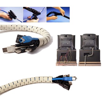 OEM CC15B flexibilis kábelrendező fekete