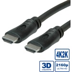OEM HDMI 2.0 - HDMI 2.0 M/M video kábel 1m fekete