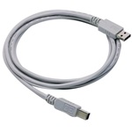 OEM USB-A 2.0 - USB-B 2.0 M/M adatkábel 1m