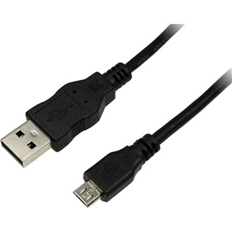 OEM USB-A 2.0 - USB-B 2.0 mini 5pin M/M adatkábel 3m fekete