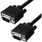 OEM VGA M/M video jelkábel 2m árnyékolt réz fekete