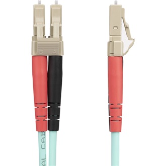 StarTech OM4 MULTIMODE FIBER CABLE AQUA - LC/LC - 50/125 - 40/100GB