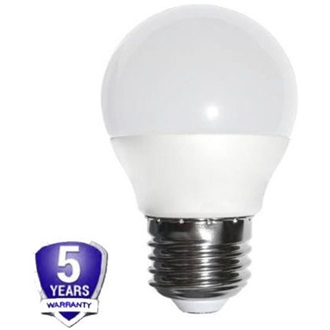 OPTONICA LED Gömb izzó, E27, 6W, semleges fehér fény, 480Lm, 4500K  SP1740