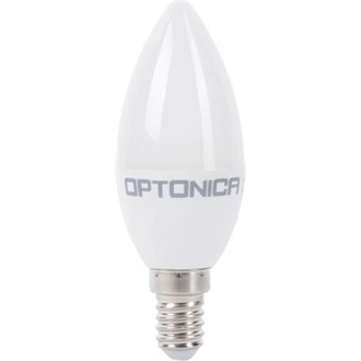 OPTONICA LED Gyertya izzó, E14, 3,7W, meleg fehér fény, 320Lm, 2700K - 1424