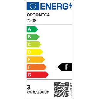 OPTONICA LED Vészhelyzeti fényforrás, Vészjelző lámpa, 3 órás vészhelyzeti üzemidővel