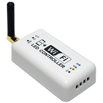 OPTONICA LED WI-FI vezérlő szalaghoz, egy szín, DC7,5V--24V, 12A  AC6311
