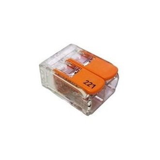Optonica WAGO 221-612 2-csatlakozós 0,75 6mm2 32A 400V vezeték összekötő