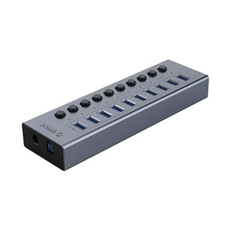 Orico BT2U3-10AB 10-portos USB3.0 hub szürke