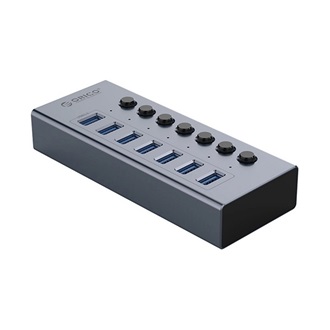 Orico BT2U3-7AB 7-portos USB3.0 hub szürke