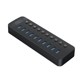 Orico CT2U3-10AB 10-portos USB3.0 hub fekete