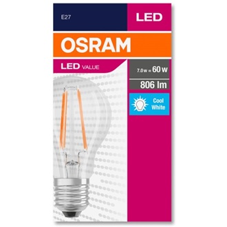 Osram Value 806lm természetes-fehér E27 körte LED fényforrás