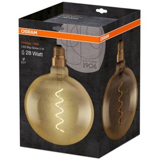 Osram Vintage 300lm meleg-fehér E27 gömb LED fényforrás
