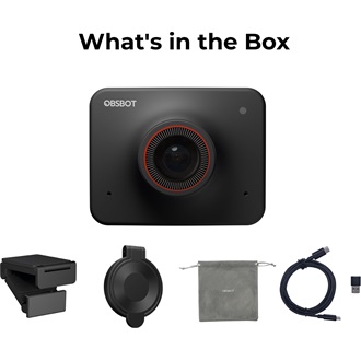 Obsbot Meet 4K webkamera fekete AI-Powered