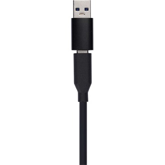 Obsbot USB-C 3.0 -> USB-C 3.0 M/M adatkábel 1.5m fekete +USB-A adapter