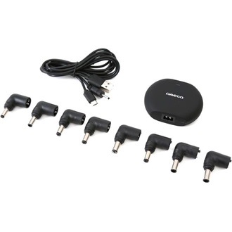 Omega DC Mini 90W notebook autós töltő adapter 8-tip