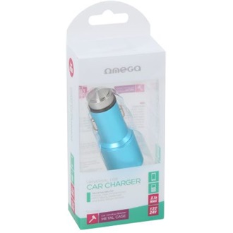 Omega OUCC2M univerzális autós töltő adapter