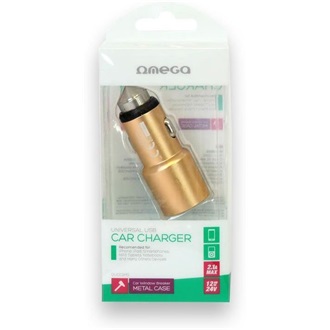 Omega OUCC2M univerzális autós töltő adapter
