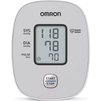 Omron M2 Basic Intellisense felkaros vérnyomásmérő fehér
