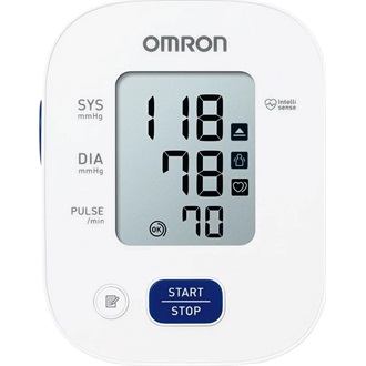 Omron M2+ Intellisense felkaros vérnyomásmérő fehér