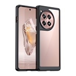 OnePlus 12R 5g Gigapack Szilikon telefonvédő ütésállóság, átlátszó hátlap, FEKETE