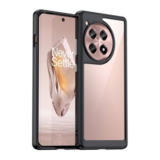 OnePlus 12R 5g Gigapack Szilikon telefonvédő ütésállóság, átlátszó hátlap, FEKETE