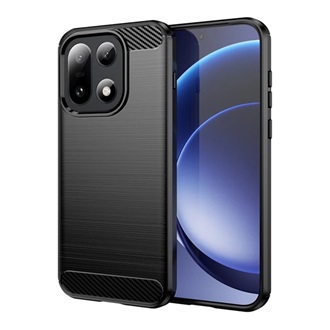 OnePlus 15 GIGAPACK Szilikon telefonvédő ütésállóság, karbon minta, FEKETE