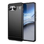 OnePlus Nord 4 5G Gigapack Szilikon telefonvédő ütésállóság, karbon minta, FEKETE