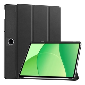 OnePlus Pad Lite GIGAPACK Tok álló, bőr hatású aktív FLIP, asztali tartó, FEKETE