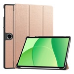 OnePlus Pad Lite GIGAPACK Tok álló, bőr hatású aktív FLIP, asztali tartó, ROZÉARANY