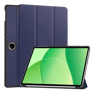 OnePlus Pad Lite GIGAPACK Tok álló, bőr hatású aktív FLIP, asztali tartó, SÖTÉTKÉK