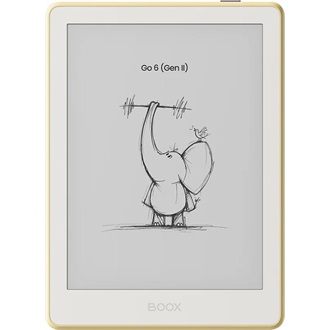 Onyx BOOX Go 6 (Gen II) 6" ePaper e-book olvasó sárga-fehér (Android 11) (Custard)