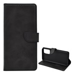 Oppo A16s Gigapack Tok álló, bőr hatású FLIP, prémium, FEKETE