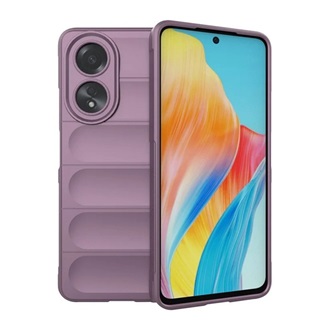Oppo A58 4G Gigapack Szilikon telefonvédő ütésállóság, 3D, LILA