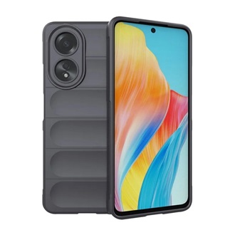 Oppo A58 4G Gigapack Szilikon telefonvédő ütésállóság, 3D, SÖTÉTSZÜRKE