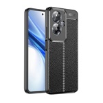 Oppo A79 5G Gigapack Szilikon telefonvédő ütésállóság, varrás minta, FEKETE