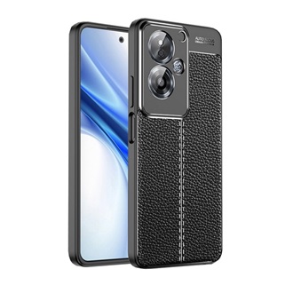 Oppo A79 5G Gigapack Szilikon telefonvédő ütésállóság, varrás minta, FEKETE