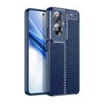 Oppo A79 5G Gigapack Szilikon telefonvédő ütésállóság, varrás minta, SÖTÉTKÉK