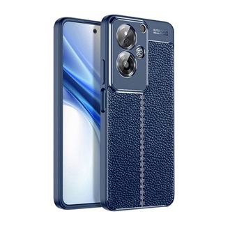 Oppo A79 5G Gigapack Szilikon telefonvédő ütésállóság, varrás minta, SÖTÉTKÉK