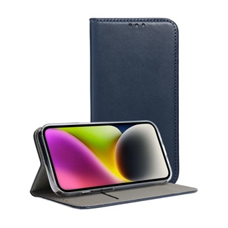 Oppo A79 5G Gigapack Tok álló, bőr hatású FLIP, asztali tartó, SÖTÉTKÉK