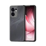 Oppo Reno 13 F 5G DUX DUCIS AIMO szilikon telefonvédő ütésállóság, hullám, FEKETE