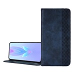 Oppo Reno 13 F 5G GIGAPACK Tok álló, bőr hatású FLIP, mozaik, SÖTÉTKÉK