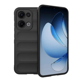 Oppo Reno 13 GIGAPACK Szilikon telefonvédő ütésállóság, 3D, FEKETE