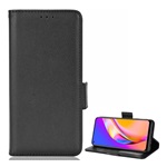 Oppo Reno 5 Lite Gigapack tok álló, bőr hatású FLIP, prémium, FEKETE