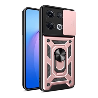 Oppo Reno 8 Pro Gigapack Defender szilikon telefonvédő ütésállóság, kameravédő, RÓZSASZÍN