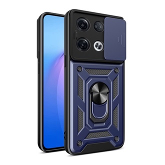 Oppo Reno 8 Pro Gigapack Defender szilikon telefonvédő ütésállóság, kameravédő, SÖTÉTKÉK