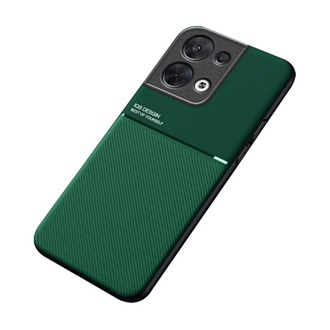 Oppo Reno 8 Pro Gigapack Szilikon telefonvédő ütésállóság, csíkos, SÖTÉTZÖLD